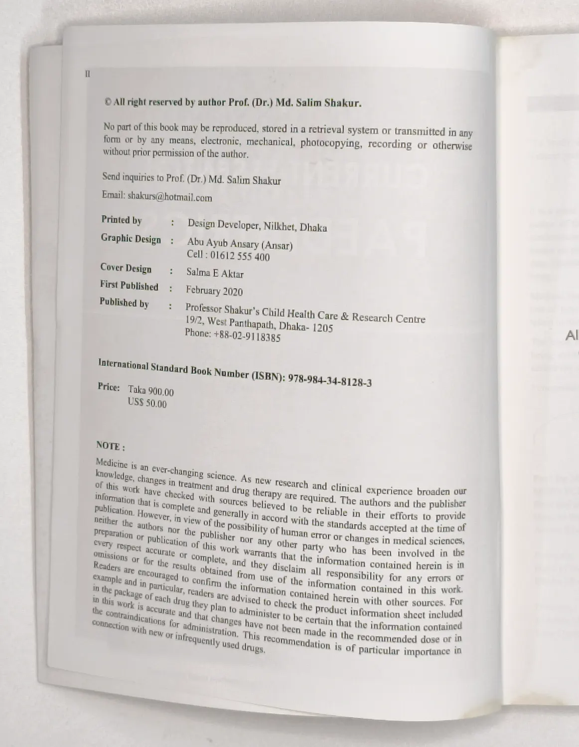 Current Essential Paediatrics 1st Edition - Image 4